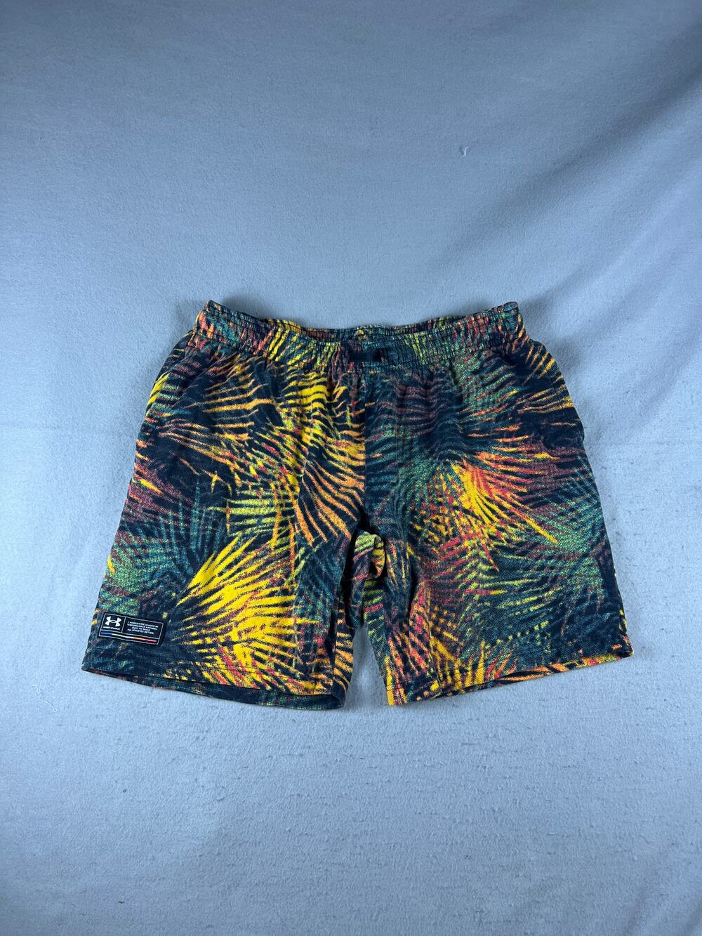 Under Armour Rival Fleece Sport Palm Shorts Mens 2XL Loose Loungewear Comfort